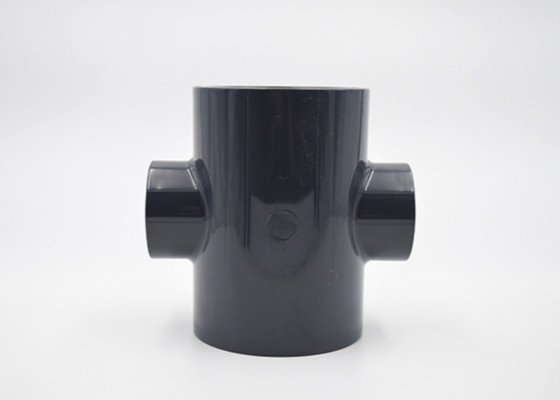315mm Size UPVC Reducing Cross PE100 Fittings Corrosion Resistant