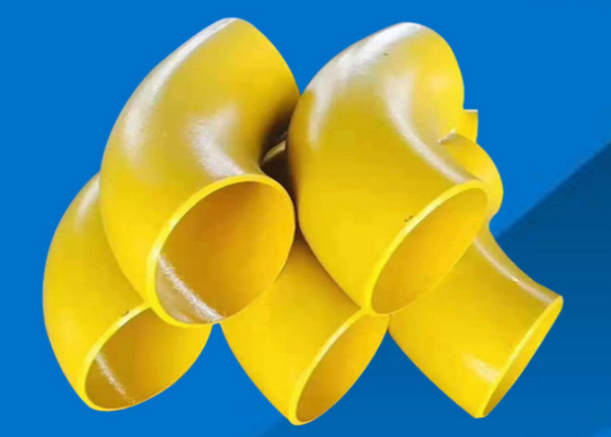 Plastic Coated Alloy Steel Pipe A860 Wphy 45 Elbow For Water Supply