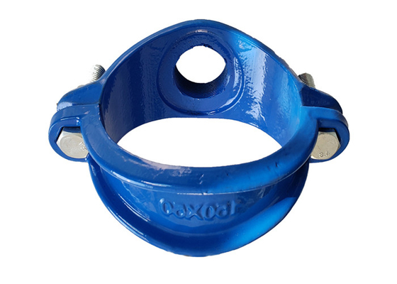 1.6mpa BSP NPT Cast Iron Pipe Fittings Saddle Clamp