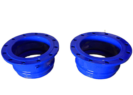 EN 12842 Epoxy Coated 0.6Mpa Ductile Iron Fittings For Upvc PE Pipes