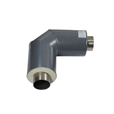 Polyurethane Steel Insulation Tube 200Mm Pre Insulated Elbow Pipe