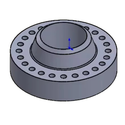 Ultra High Vacuum Welding Threaded Flanged Fittings With Tolerance 0.1mm
