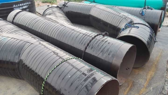 Free Sample Round Flange Lined Pipe Attachments Insulated Pipeline Fittings with FBE Coating