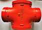 2.5Mpa Grooved Cross Tee Fire Fighting Pipe Fittings DIN2950